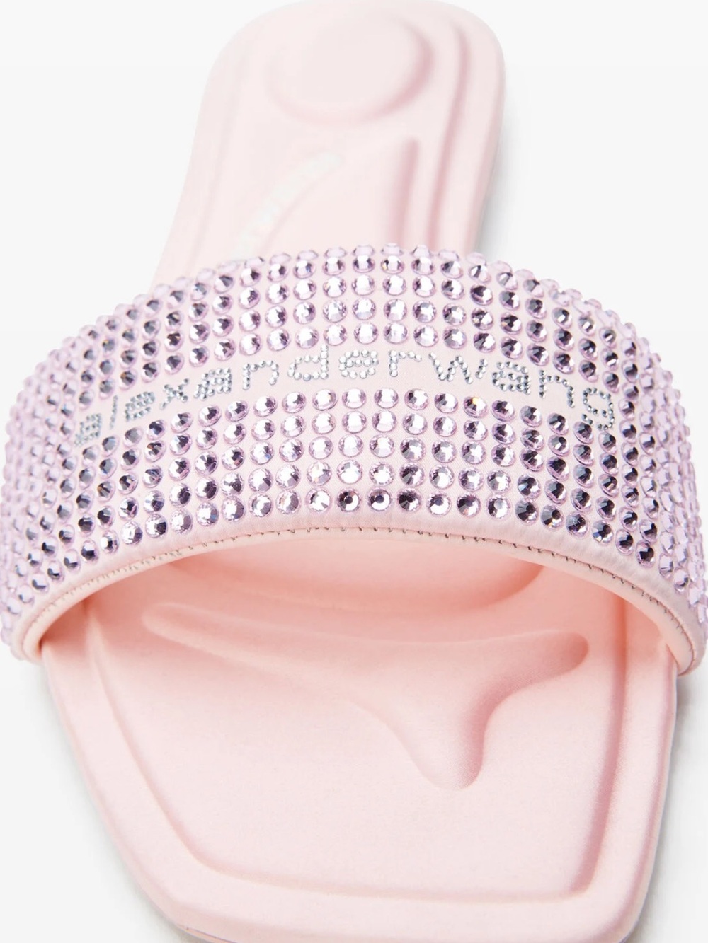 Alexander wang Pink Jeweled Slide Sandal
